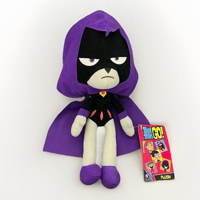 Teen Titans Go Raven Plush Figure Goth Girl Cartoon Network Angry Superhero 11 