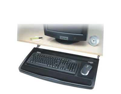 Kensington� Comfort Keyboard Drawer with SmartFit System, 26w x 13-1/4d, Black