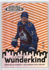 2022-23 Upper Deck Stature Wunderkind Orange 2/35 Oskar Olausson #W-46 nd3