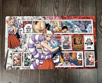 O-P OPCG TCG CCG Gaming Play Pad Yamato Table Playmat Trading Card Game Mat