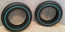 2 Pack 10x2.0 Electric Scooter Tubeless Tire Off-Road Non Pneumatic Hollow Tire