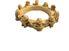 Vintage Abbey Press Advent Wreath Candle Holder Children All Over The World 