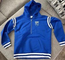 Victoria's Secret Pink Women's Medium Jacket Kansas City Royals Half Zip