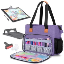 Carrying Case for A4 Light Pad and Diamond Painting Accessories, Storage Bag ...
