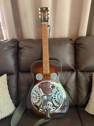 Vintage 1978 Wood Bodied Resonator Guitar (Square Neck)