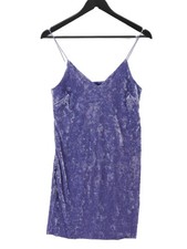 New Look Bodycon Midi Dress UK8 in Purple