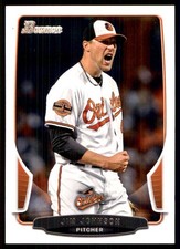 Jim Johnson 2013 Bowman #209 Orioles MLB READ FREE SHIPPING AutographDen