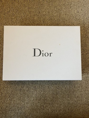 Weiße Christian Dior leere Geschenkbox, Seidenpapier, Quittungshalter 37,5x27x11,5cm