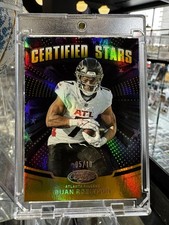 2025 Panini Certified #CST-BRN Bijan Robinson Certified Stars Mirror Gold 5/10