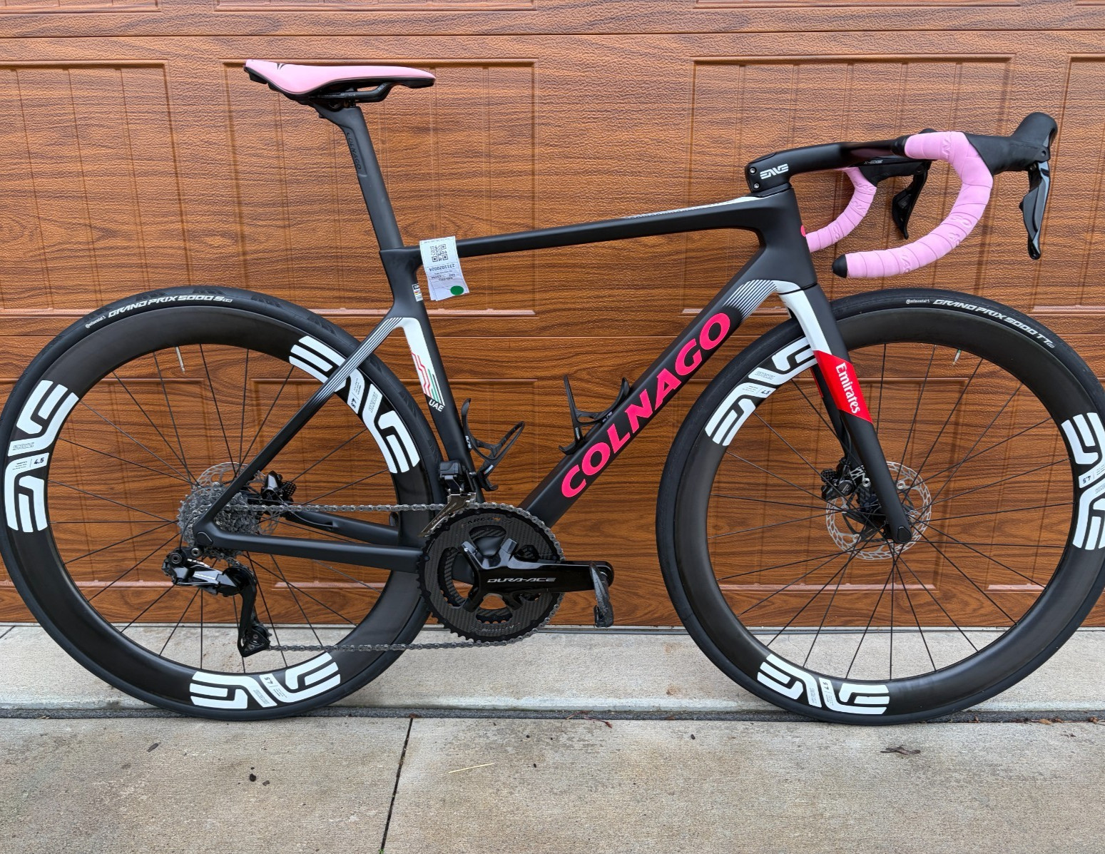 2024 Colnago V4Rs (485) SDM4 Disc Tadej Pogacar UAE Team Giro D' Italia Bike