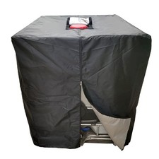 IBC Tote Cover for 1000L, Outdoor Rain Barrel Water Tank Protective Cover, wi...
