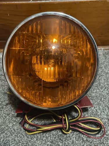 julian a mcdermott 12v red Orange Yellow light beacon Signal 1 sided
