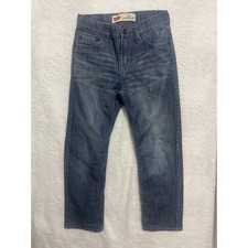 Levis 514 Slim Straight Jeans Boys Size 14 Regular Blue Denim Pants
