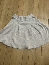 Zara Girls Sweater Skirt Pull On Beige Ribbed Size 10 Pleated 