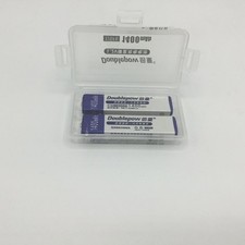 2x Doublepow 1400mAh Ni-MH GumStick Akku - Kassette CD/MD Minidisc (NH-14WM)