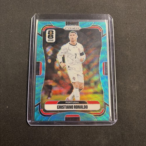 2026 Panini Prizm FIFA World Cup Portugal Cristiano Ronaldo Teal Wave #/99