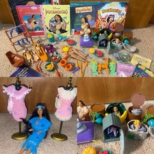 Huge Disney Pocahontas Lot-Books, Action Figures,Happy Kid Meal Toys, Dolls,ect.