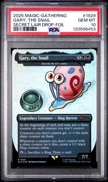 MTG Secret Lair SpongeBob SquarePants Foil Partial Sequential Set ALL IN PSA 10 view 5
