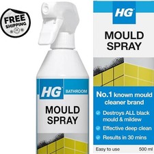 HG Mould Remover Spray Effective Fast Mold Mildew Stains Cleaner Bathroom 500ml 13.50 per litre