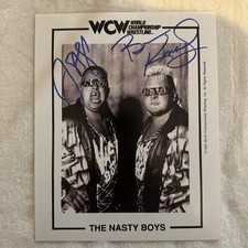 Nasty Boys Brian Knobbs Jerry Saggs 8x10 Reprint Promo Photo WCW HIGHSPOTS COA