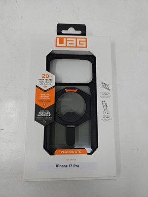 UAG Plasma XTE Magsafe Case w/ Kickstand for iPhone 17 Pro - Black/Orange