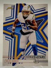 2025 ROOKIES & STARS NAJEE HARRIS FOOTBALL CARD CHARGERS NFL 2 panini and