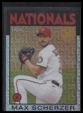 2021 Topps #86BC-95 Max Scherzer 1986 Topps Baseball 35th Anniversary Chrome