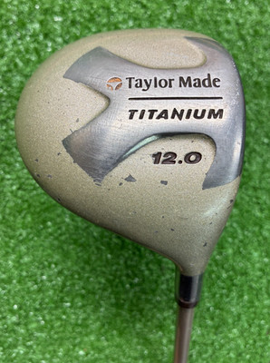 TaylorMade Titanium 12.0* Driver / L-60 Plus Stiff Graphite / Nice Grip /dj9818