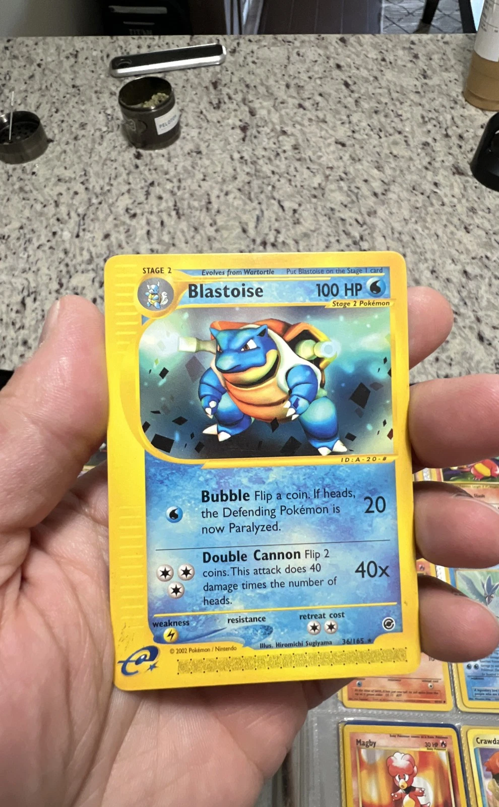 Blastoise 036/165 Expedition Base Set Regular