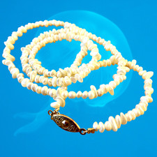 Vintage Freshwater Pearl Necklace Single Strand 23" length
