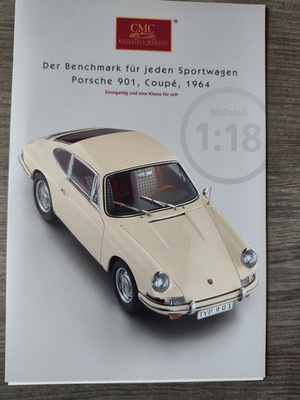 CMC Katalog 1:18 PORSCHE 901 Coupé 1964 Prospekt  RAR