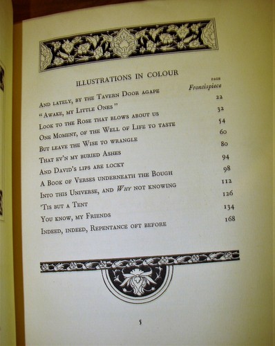 1930 Rubaiyat of Omar Khayyam Edward Fitzgerald Willy Pogany Colour Plates - Picture 6 of 9