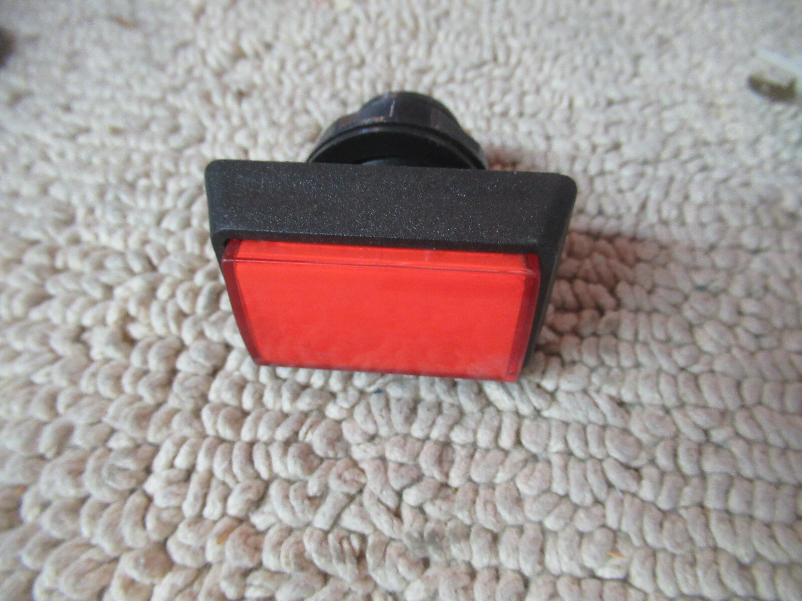 1 1/2'' rectangle red button arcade video game part Cf95 | eBay