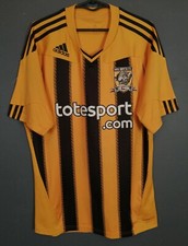 ADIDAS MEN'S FC HULL CITY 2010/2011 HOME SOCCER FOOTBALL SHIRT JERSEY SIZE M
