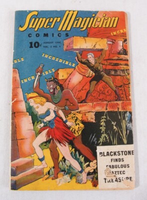 Super Magician Comics, Vol 3 #4, 1944, GGA, 1.0 Fair (possible missing pages)