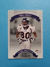 ROD SMITH 2002 DONRUSS CLASSICS FOOTBALL CARD # 59 H0555