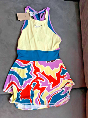 Nike Court Dri Fit Slam Aus Open Damen Tennis Kleid Gr.M NEU