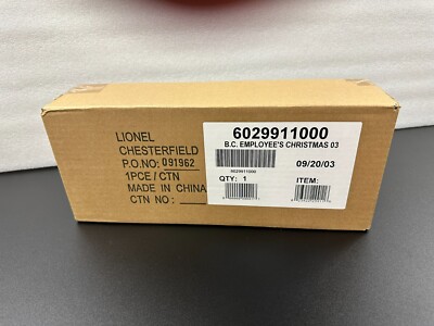 NEW LIONEL 29911 RARE 2003 EMPLOYEE CHRISTMAS CAR NIB | eBay