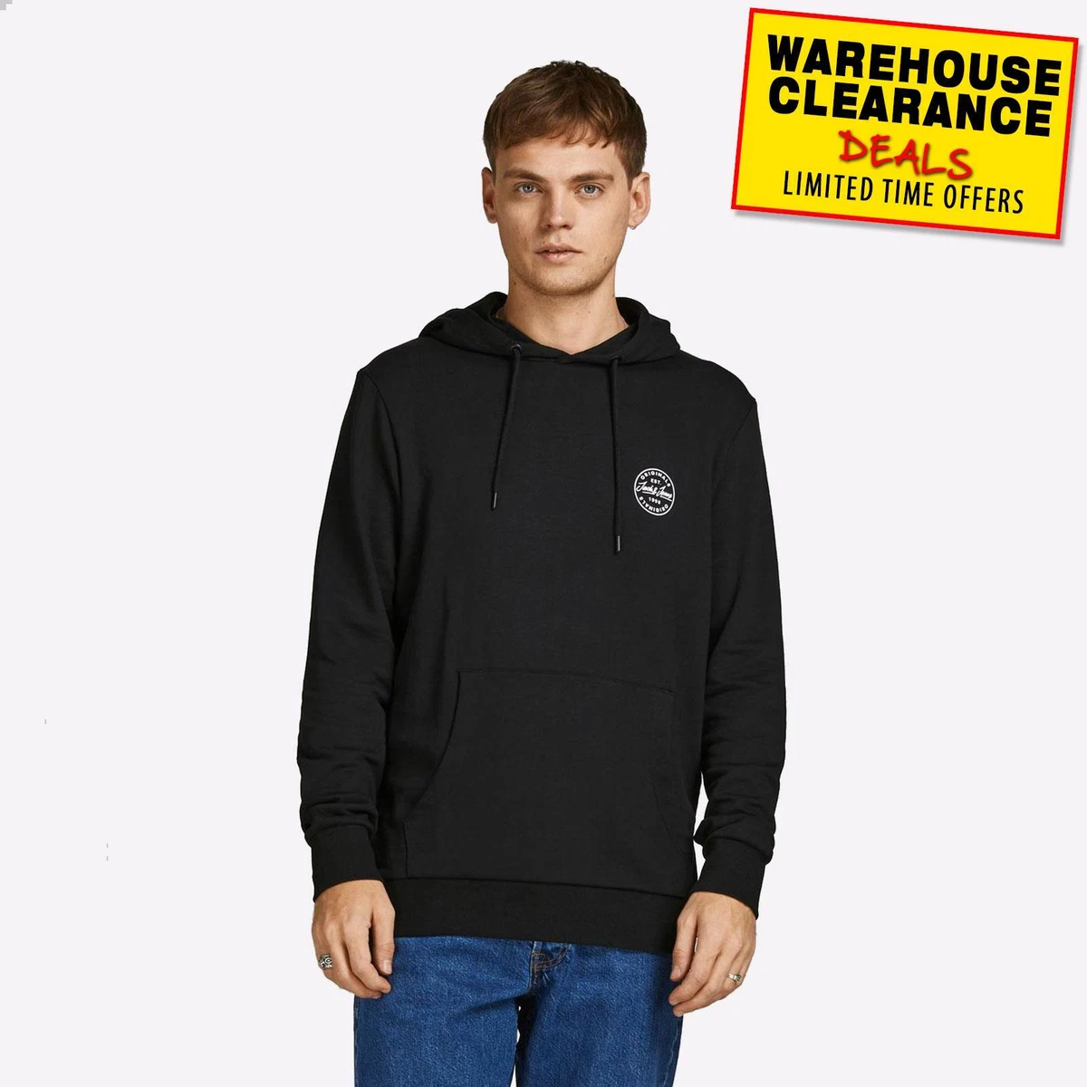 Mens designer black clearance hoodie