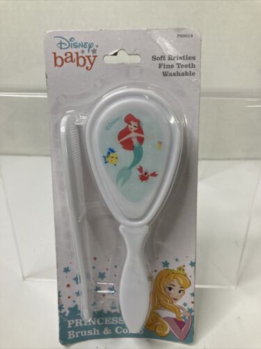 Disney Princess Baby ARIEL Baby Soft Brush And Comb Set The Little Mermaid NEW - Picture 1 of 3