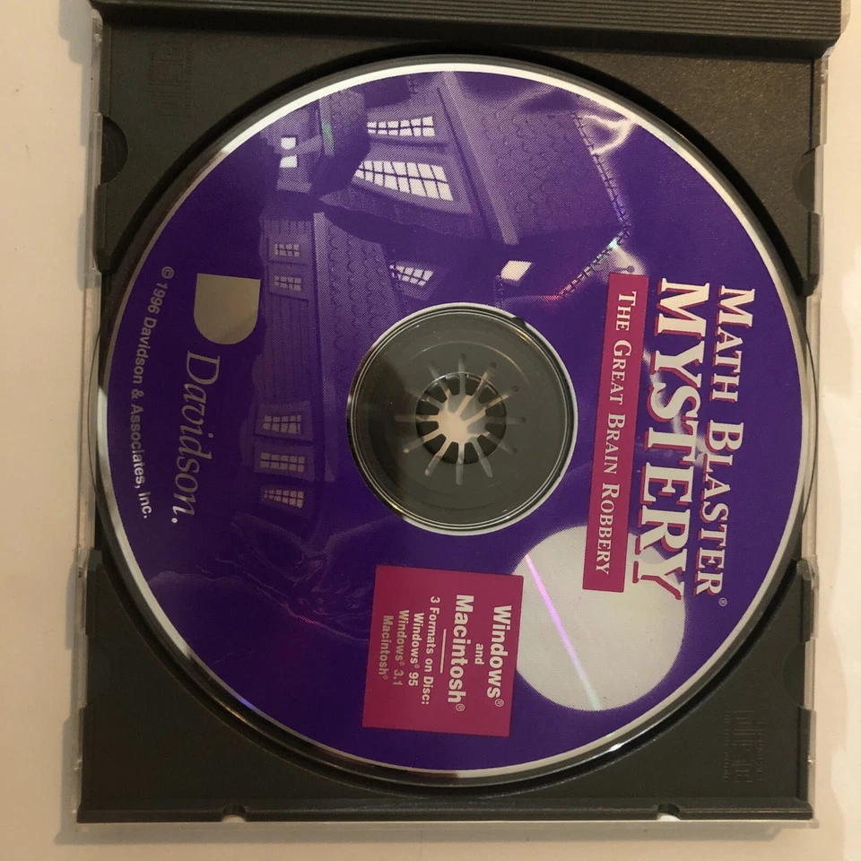 Pre- Algebra  Word Problems and Logical Thinking Skills by Davidson CD-ROM 1994 - Image 2 of 2