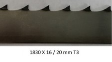 LAMA SEGA A NASTRO ALIMENTI SEGAOSSA CARNE PESCE CONGELATO 1830 X 16 / 20 mm T3