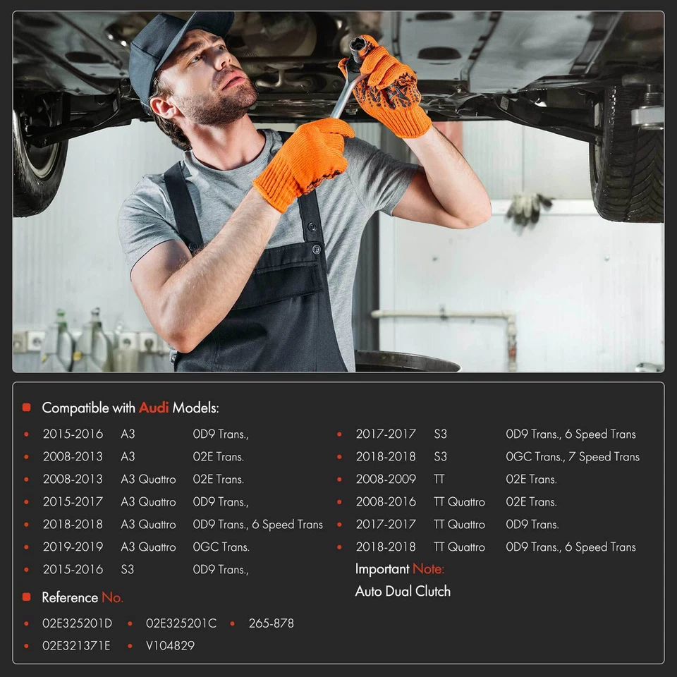 cárter de aceite de transmisión con junta para Audi A3 10-16 Volkswagen Jetta Passat Beetle Foto 3 de 4