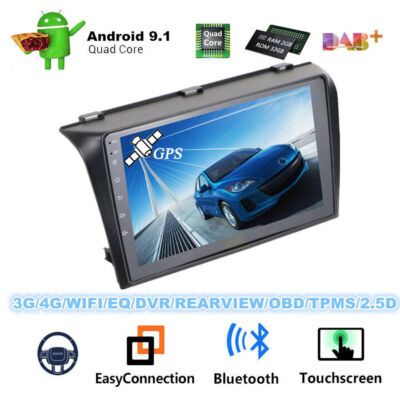 9'' For Android 9.1 2GB+32GB Car Stereo Radio GPS WIFI For 2004-2009 Mazda 3