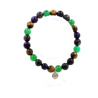 Steine Und MinéRaux. Armband Perlen Tigerauge + Labradorit + Auge Tigr
