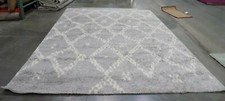 GREY / IVORY 9' X 12' Stained Rug, Reduced Price 1172560201 ASG747D-9