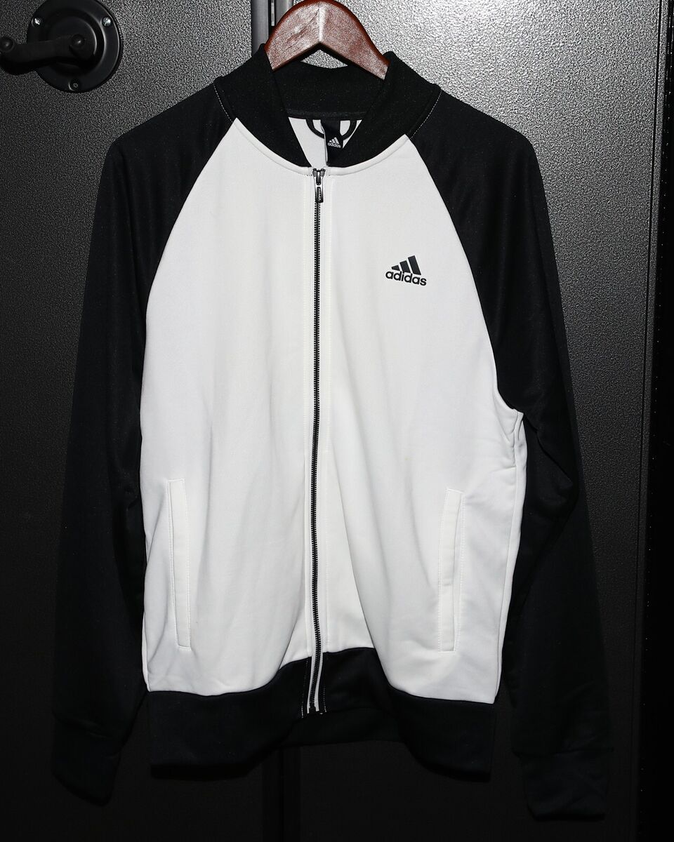 ADIDAS Black/White Tracksuit Top, MEN'S SIZE M, BQ6669 | eBay ADIDAS Black/White Tracksuit Top, MEN'S SIZE M, BQ6669 | eBay