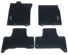 Genuine FJ All Weather Mats 4PC Black PT206-35110-21