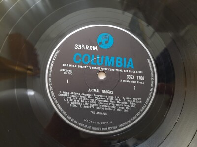 THE ANIMALS Animal Tracks *1965 UK COLUMBIA 1st PRESS MONO VERSION