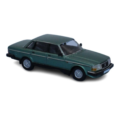 Pcx87 870419 Volvo 240, Metallic Green, 1989 Ho 1:87
